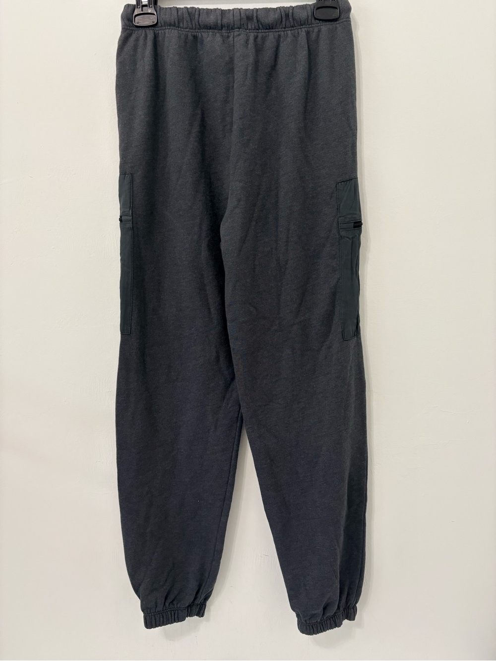 Sundry for Anthropologie Cargo Sweatpants Sz XS Washed Black NWT - Picture 9 of 13